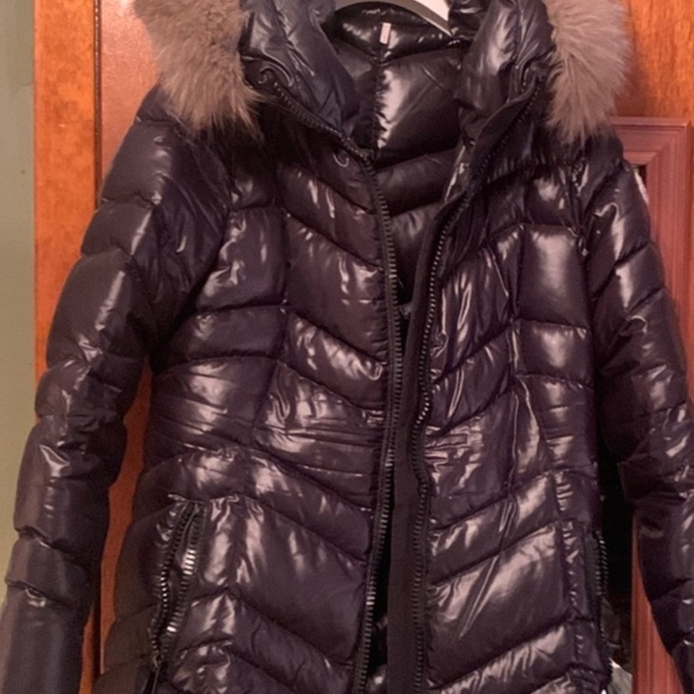 Authentic Moncler Parka with Real fur hood trim!